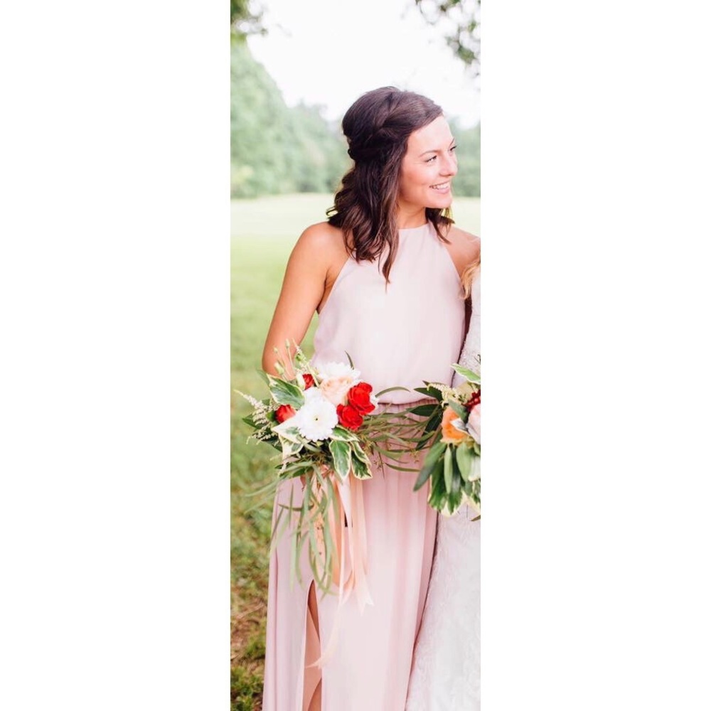 Show Me Your Mumu - blush bridesmaid